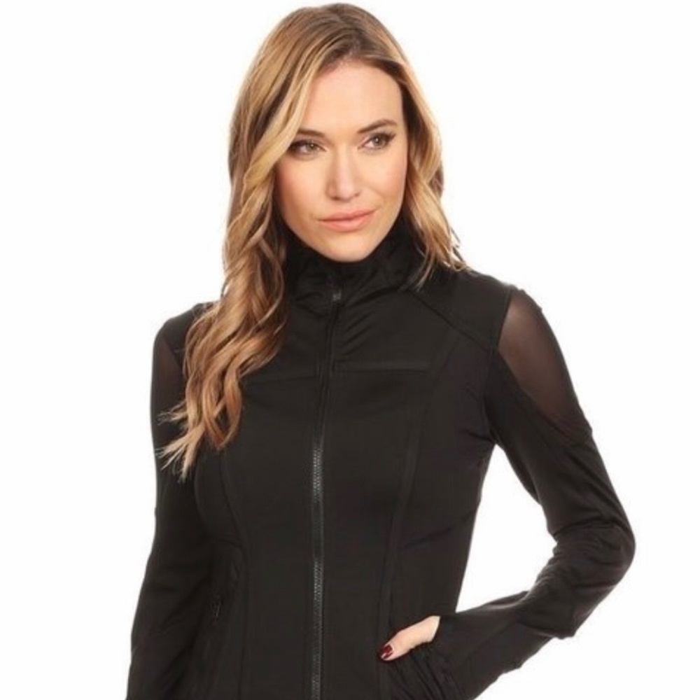 Full Zip Mesh Jacket w/ Pockets